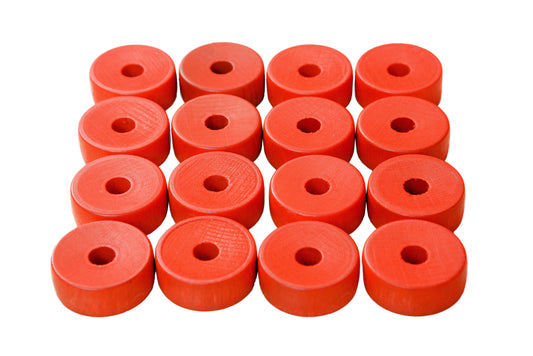 NOVUSS game pucks, red