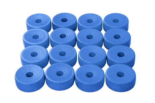 NOVUSS game pucks, blue