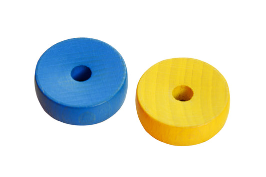 NOVUSS game birch puck, blue
